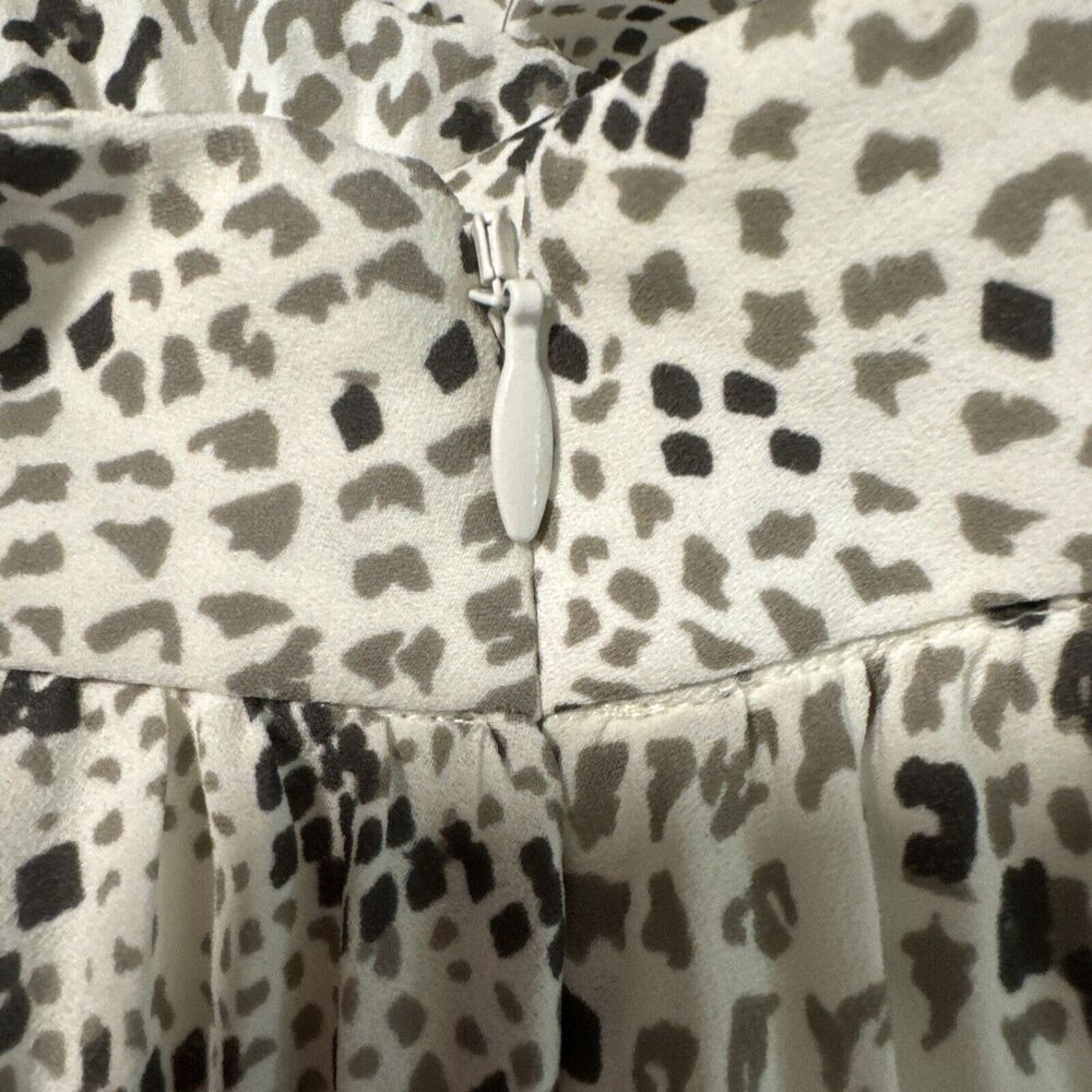 J. Crew Snake Print Pleated Midi Skirt Sz 6 Animal Print Career - Picture 8 of 8